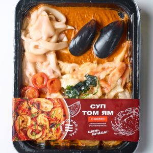 Суп том ям с крабом — изображение 1