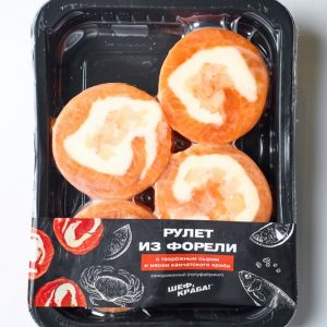 Рулетики из форели с творожным сыром и крабом — изображение 1