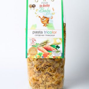 паста детская сердечки триколор — изображение 1