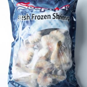 Креветка тигровая без головы в панцире 16/20 — изображение 1