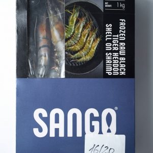 Креветка тигровая в панцире с головой 16/20 — изображение 1