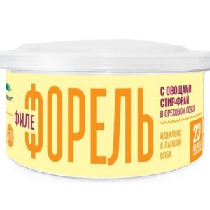 Форель филе с овощами в ореховом соусе — изображение 1